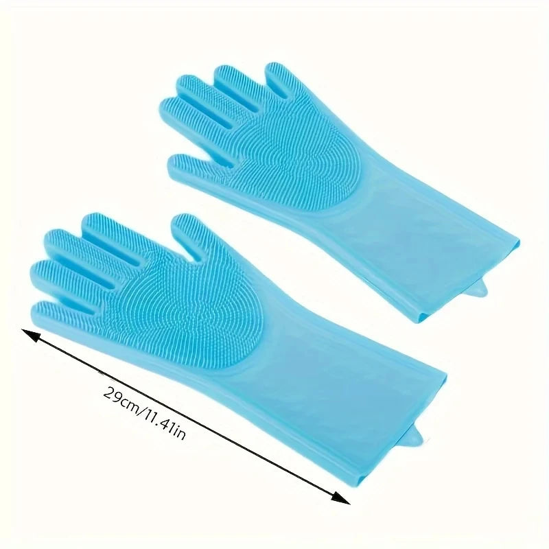 🐾 Pet Grooming Glove — Silicone Massage & Deshedding Brush for Cats & Dogs