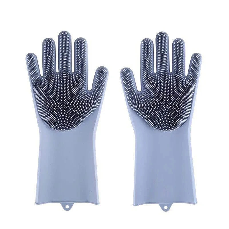 🐾 Pet Grooming Glove — Silicone Massage & Deshedding Brush for Cats & Dogs